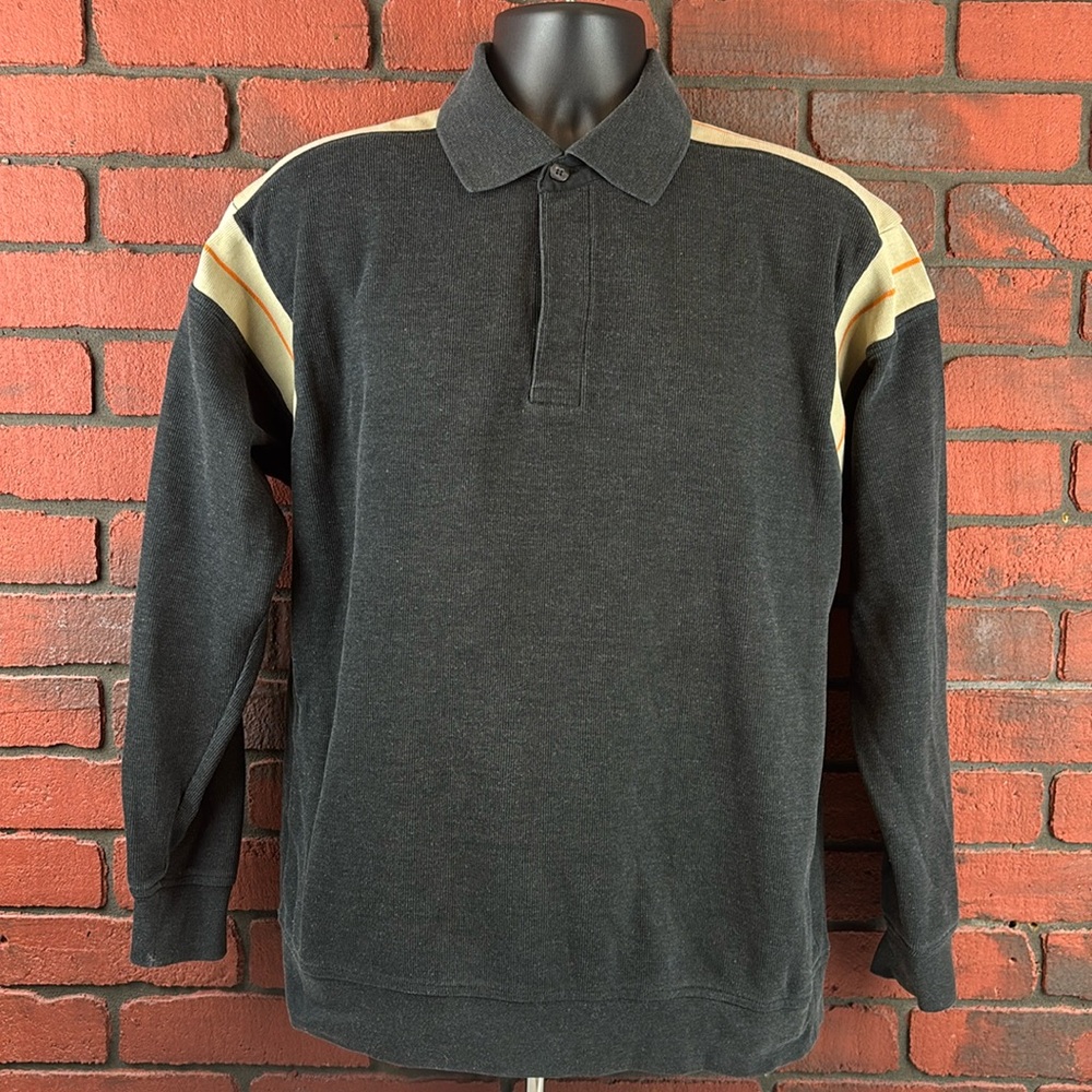 Kitaro Polo‎ Shirt Mens Large Grey